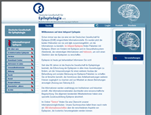 Tablet Screenshot of izepilepsie.de